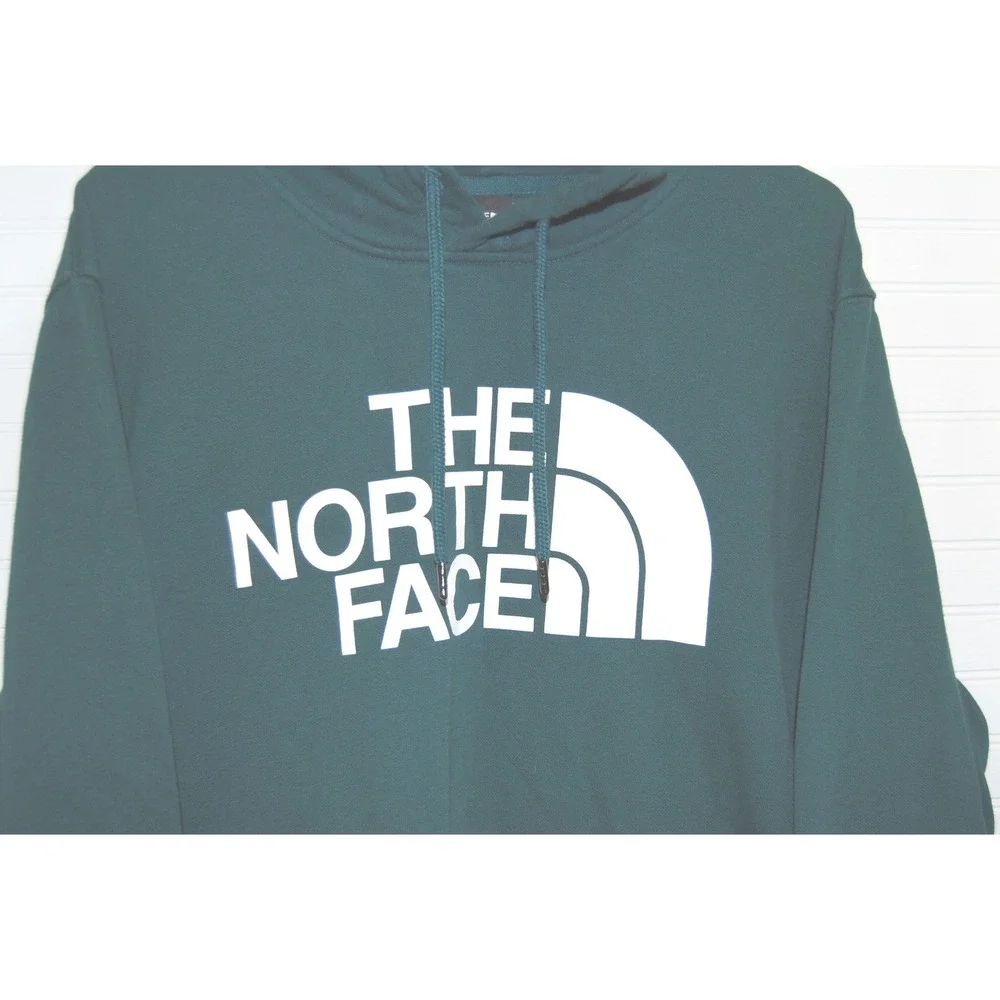 The North Face Men's Hoodie size‎ XL Dark Green Half Dome Pullover sweatshirt